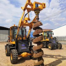 寧夏植樹打坑機合金鉆尖與越野叉車打樁機 現(xiàn)代建筑工程機械的深度應(yīng)用